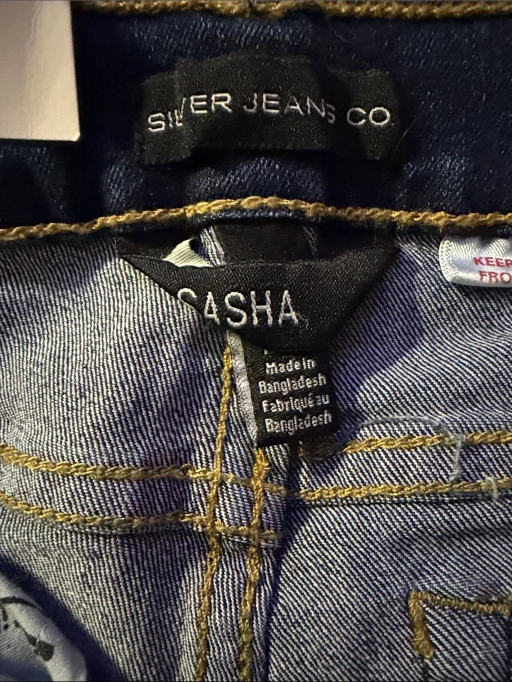 Silver Jeans Co. Girl's Sasha Skinny Fit Mid Rise Jeans 14 NWT cowgirl
